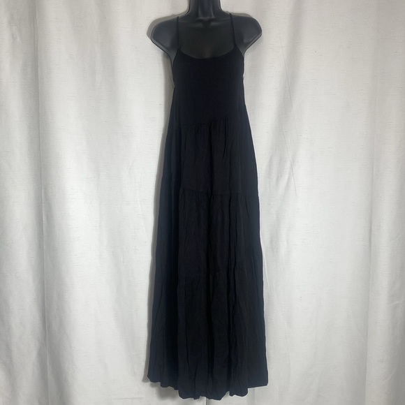 LOGENE  Loose Sleeveless Swing Flowy Tiered Sundress Cover Up Long Maxi Dresses - Picture 6 of 12